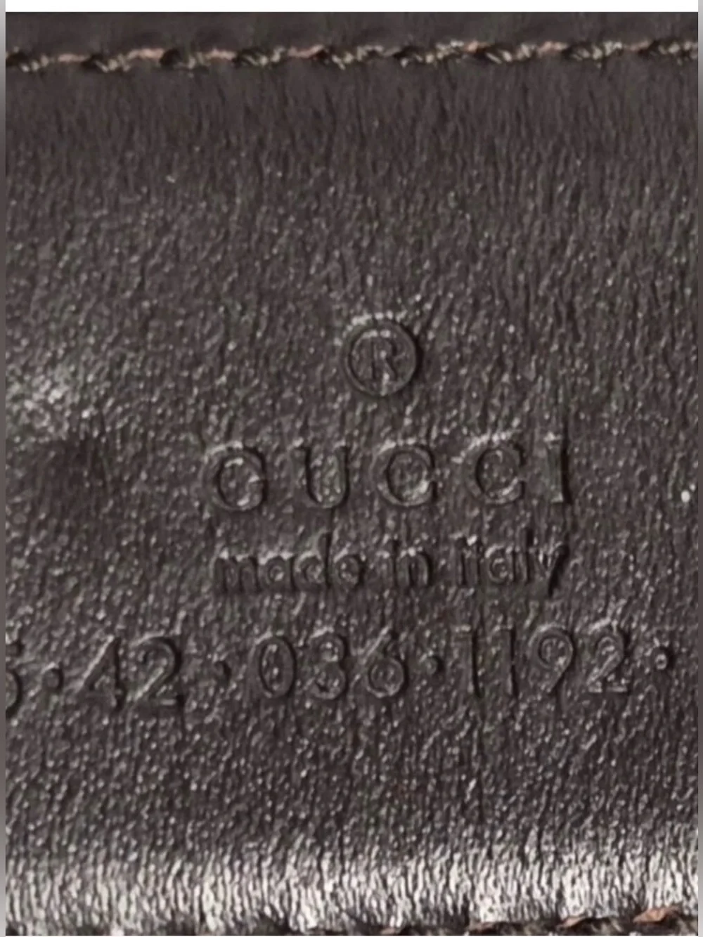 Gucci (Tim Ford era) Leather Belt with a Square G Buckle